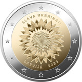 Letônia 2023 Girassol Da Ucrânia
