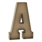 Letra Caixa Grande A Mdf 70cm De Altura Decoração Festa
