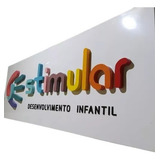 Letra Caixa Pvc Expandido
