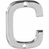 Letra Residencial Lisa Cromada C Metalcromo