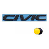 Letras Civic G10 Black Piano Emblema