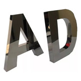 Letras De Aço Inox Logomarcas Logo Letreiro Caixa 3d Número