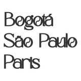 Letras Em Mdf Bogotá Sao Paulo