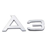 Letras Emblema Traseiro A3 Audi Sportback