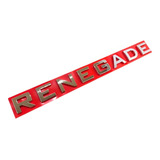 Letras Renegade Cromado Emblema Lateral Jeep 2023