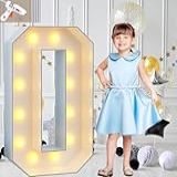 Letreiro Com Números 0 Números Grandes Com Iluminação De LED De 9 5 M Para Decoração De Aniversário De 21 30 Anos 40 Anos Moldura De Balão Gigante Kit Faça Você Mesmo Alfanumérico De Aniversário 