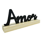 Letreiro Decorativo De Mesa Palavra Personalizada Mdf pinus