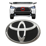 Letreiro Dianteiro Cromado Toyota Corolla Cross 21 2022 2023