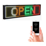 Letreiro Digital 130x20 Painel Led Wifii Intern Extern Color