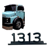 Letreiro Emblema Caminhão Mercedes Benz 1313 Original