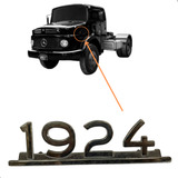Letreiro Emblema Caminhão Mercedes Benz 1924 Original