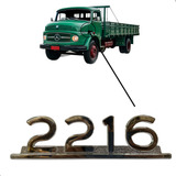 Letreiro Emblema Caminhão Mercedes Benz 2216 Original