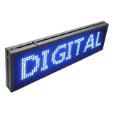 Letreiro Led Digital Azul