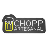 Letreiro Luminoso Bar Chopp Artesanal
