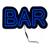 Letreiro Luminoso Led Bar Painel Neon Fake Bivolt