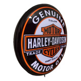 Letreiro Luminoso Placa Decorativa Led Harley Davidson Bar