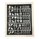 Letreiro Quadro De Recado Painel Preços Decorativo 185 Pç