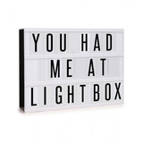 Letreiro Quadro Led Light Box Cinema