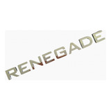 Letreiro Renegade Cromado Porta Passageiro Lateral Jeep 2021