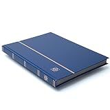 Leuchtturm 337308 Pasta DIN A4 32 Páginas Pretas Com Capa Não Acolchoada Azul
