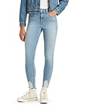Levi S Jeans Feminino 720 Cintura Alta Super Skinny Padrão E Plus Novo Indigo Claro Usado Em 30 Shorts
