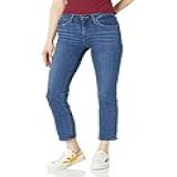 Levi S Jeans Feminino Reto De Cintura Alta 724 Novo Chelsea Pier Índigo Escuro 25 Shorts