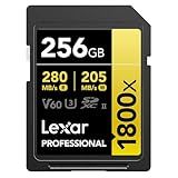 Lexar Cartão De Memória Gold Series Professional 1800 X 256 GB UHS II U3 SDXC