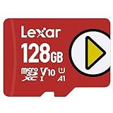 Lexar PLAY 128 GB MicroSDXC UHS I Card  Até 150 MB S De Leitura  Compatível Com Nintendo Switch  Dispositivos Portáteis Para Jogos  Smartphones E Tablets  LMSPLAY128G BNNNU 