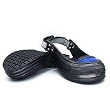 LFGUD Biqueira De Aço Para Sapatos Sapatos De Segurança Biqueira De Aço Bota De Segurança Antiquebra Titânio Liga De Alumínio Capas De Sapato Com Alça Ajustável Para Homens Mulheres P Tamanho