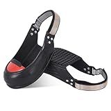 LFGUD Biqueira De Aço Para Sapatos Sapatos De Segurança Biqueira De Aço Bota De Segurança Liga De Alumínio De Titânio Anti Quebra Capas De Sapato Com Alça Ajustável Para Homens Mulheres M