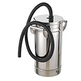 Lfhelper 8L Fluidized Powder Hopper Para Máquina De Revestimento Equipamento De Pintura Pulverizadores De Tinta E Hvlp Balde De Pó Fluidizado Pequeno De Aço Inoxidável Tanque Fluidizado Diâmetro 20 C