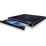 LG Gravador De DVD Electronics 6X Blu Ray 8X --- RW USB 2-0 Super Multi Ultra Slim Portátil Com Suporte M-DISC -Preto- WP50NB40