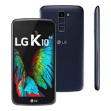 LG K10 16gb C Tv Digital Rede 4g 2 Chip Azul Excelente