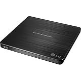 LG Regravador De DVD Portátil Ultrafino 8X USB 2-0- Unidade Externa Com Suporte M DISC