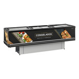 Lha Expositor P Congelados Gesv 290rpr Preta Vidro Reto