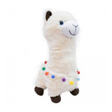 Lhama Branco 30cm Pelúcia