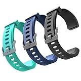 LIANCGJUE Pulseiras De Substituição Para Relógio Inteligente Veryfit Pro ID115Plus HR Fitness Tracker 4 Preto Azul Verde 