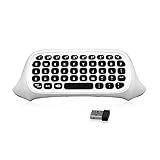 Liangyan 2.4g Mini Teclado Chatpad Sem Fio Com 3,5 Mm O Jack Mensagem Chat Substituição Do Teclado Para Xbox One/slim/elit Controller Branco