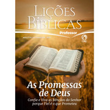Lições Bíblicas Estudo Para Professores Adultos 4 Trimestre 2024 Revista Ebd Escola Bíblica Dominical Editora Cpad Português As Promessas De Deus