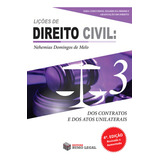 Liçoes De Direito Civil Vol 3 Dos Contratos E Dos Unilaterais De Melo Nehemias Domingos De Vol 3 Editorial Rumo Legal Capa Mole Edição 2018 04 03 00 00 00 Em Português