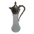 Licoreira Antiga Claret Jug Vidro Bico De Jaca Bronze 30 Cm