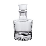 Licoreira Garrafa Decorativa 750 Ml De Cristal Para Whisky Licor Conhaque E Bebidas