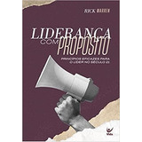 Liderança Com Propósitos Livro