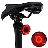 Lifcasual Lanterna Traseira Para Bicicleta Inteligente Lanterna Traseira Para Bicicleta à Prova D'água Recarregável Usb De Segurança