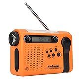 Lifcasual Rádio De Emergência Externa Rádio Portátil Am Fm Sw Manivela Movida A Energia Solar Com Lanterna Led 2000mah Bateria Alarme Sos