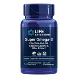 Life Extension Óleo De Peixe Super Ômega-3, Lignanas De Gerg