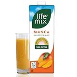 LIFE MIX   Suco De Manga Natural Baixa Caloria   Sem Conservantes E Corantes  Sem Adição De Açúcares   Vitaminas C E D  Cálcio  Fibras E Ácido Fólico   Vegano   1L