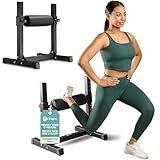 LifePro Suporte De Agachamento Dividido Búlgaro - Suporte De Agachamento De Perna Única Durável Em Casa Com Acessório De Rack De Rolo De Agachamento De Perna Ajustável E Acolchoamento Confortável Para