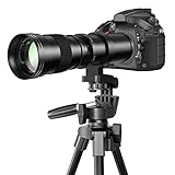 Lightdow Lente Teleobjetiva De Zoom Manual 420 800mm F 8 3 Montagem Em T Para Nikon D5500 D3300 D3200 D5300 D3400 D7200 D750 D3500 D7500 D500 D600 D700 D800 0 D810 Lentes De Câmera D850 D3100 D5100 D5200 D7000 D7100