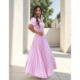 Liindo Vestido Longo Saia